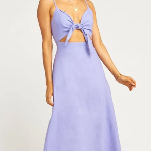 Show Me Your MuMu Dresses & Skirts - Show Me Your Mumu Moby Tie Midi Dress